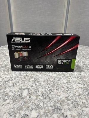 Gtx 670 Directcu Ii ASUS GeForce GTX 670 DirectCU II GB GDDR5