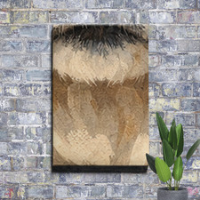 Bernese mountain dog portrait Wall Art in autumn with rustic paws resting pose