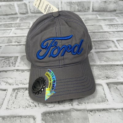 #ad Genuine Ford Parts Adjustable Baseball Hat Cap with Bottle Opener NWT $12.99