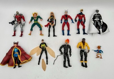 Lot of 11 Vintage Toy Biz Marvel Legends Action Figures Luke Cage Duck 2005-06