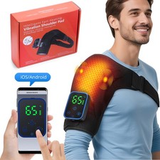 APP Control Heated Shoulder Massager Support Brace for Rotator Cuff Pain Relief