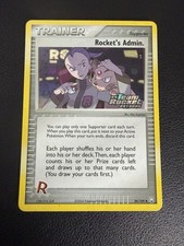 Pokémon TCG Rocket's Admin. EX Team Rocket Returns 86 Reverse Holo Uncommon NM