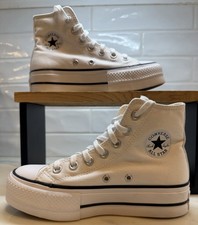 Converse Chuck Taylor All Star Lift Hi Platform White Women s 560846F Sz 5.5