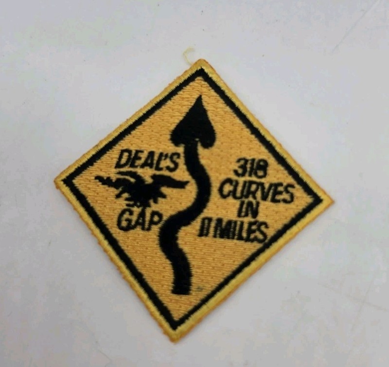 Deals Gap Motorcycle Patch 318 Curves In 11 Miles 3"