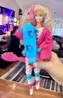 Vintage 1988 Cool Times Barbie Doll w/Outfit Accessories Mattel