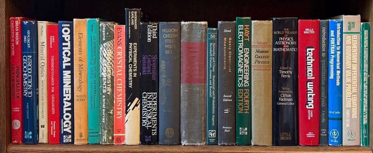 Vintage Physics Math Science Engineering Tech Books - Individually