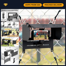 Cellphone Fence Mount with Shade - Game Changer Kit for iPhone, GoPro  Action C