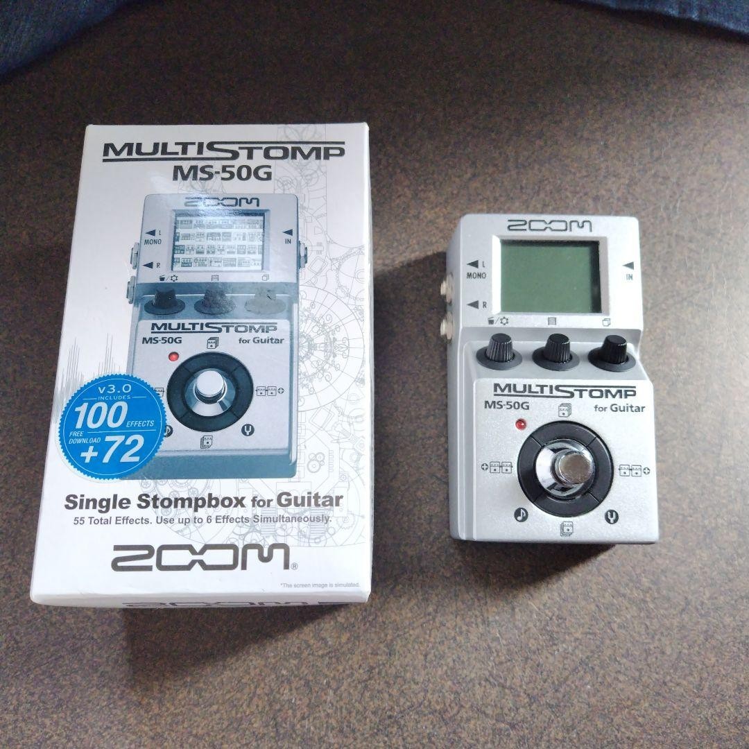 ZOOM MULTISTOMP MS-50G Single Stompbox Guitar Effects Japon avec boîte