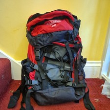 ProAction Maine 90L Large Red/ Black Hiking/ Camping Backpack 2kg weight