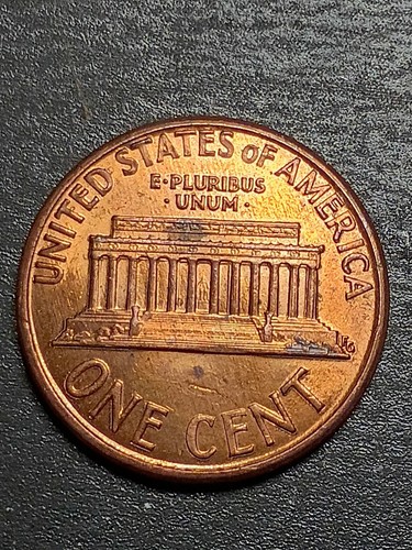 1989 ERROR OFF CENTER Cent - Picture 3 of 3