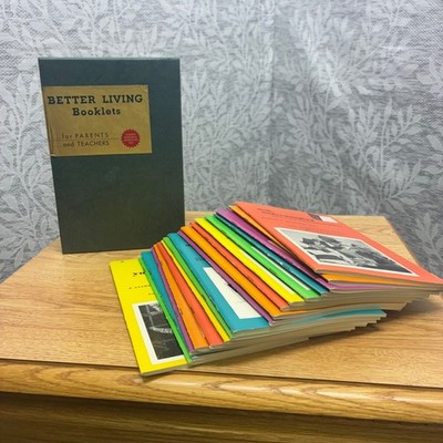 SRA Better Living Booklets Parents Teachers 18 Book Set Vintage 1950s MCM Guide