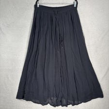 Vintage Together Maxi Skirt Women s Size S Georgette Goth Fairy Gypsy Grunge