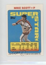 1990 Topps Super Star Sticker Back Cards Mike Scott Randy Ready Johnson HOF 0xy8
