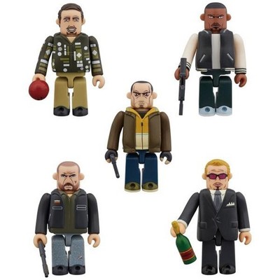 KUBRICK GRAND THEFT AUTO IV キューブリック GTA4 Medicom Toy Kubrick Grand Theft Auto IV GTA4 Action Figure