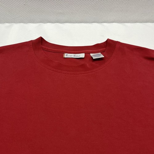 Burma Bibas T-Shirt Mens Size XL Red Crew Neck Tee Short Sleeve Rayon Blend - Picture 2 of 7