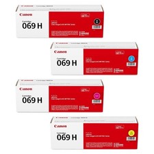 Canon 069H High Yield Toner Cartridge for LBP673 LBP674 MF751 MF754 Pack of 4
