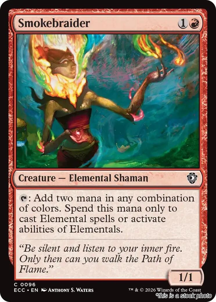 Smokebraider (ECC 96), Normal, Commander: Lorwyn Eclipsed, MTG