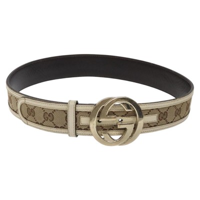 GUCCI GG Canvas Belt 35.4 display picture 2
