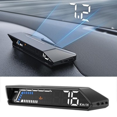 Car Digital GPS HUD Head Up Display Speedometer Overspeed Warning Alarm B6