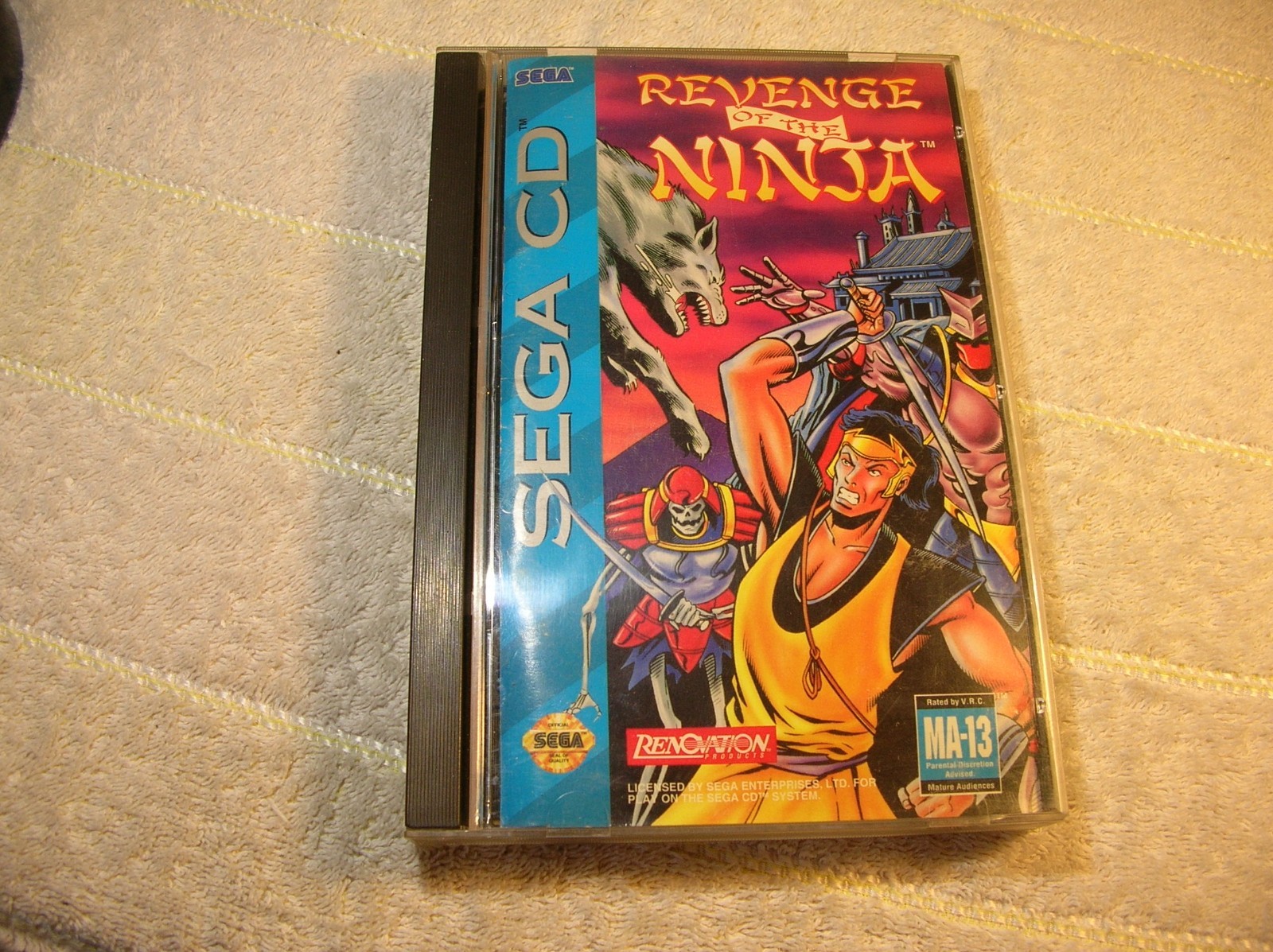 revenge of the ninja sega cd cib