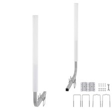 Marine Trailer Guide Set,60 in. Flexibly Adjustable,Dual Rust-Resistant Steel Su