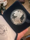 1996-P $1 AMERICAN SILVER PROOF EAGLE w/OGP & COA - FREE SHIPPING!