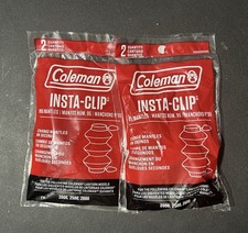 Lot of 2 4 COLEMAN Insta-Clip 95 Mantles for Kerosene Lantern 2000 2500 2600