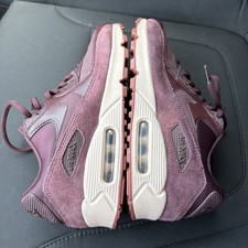 Nike Air Max 90 Bordeaux Womens Size 7 Burgundy Crush Shimmer 896497-604