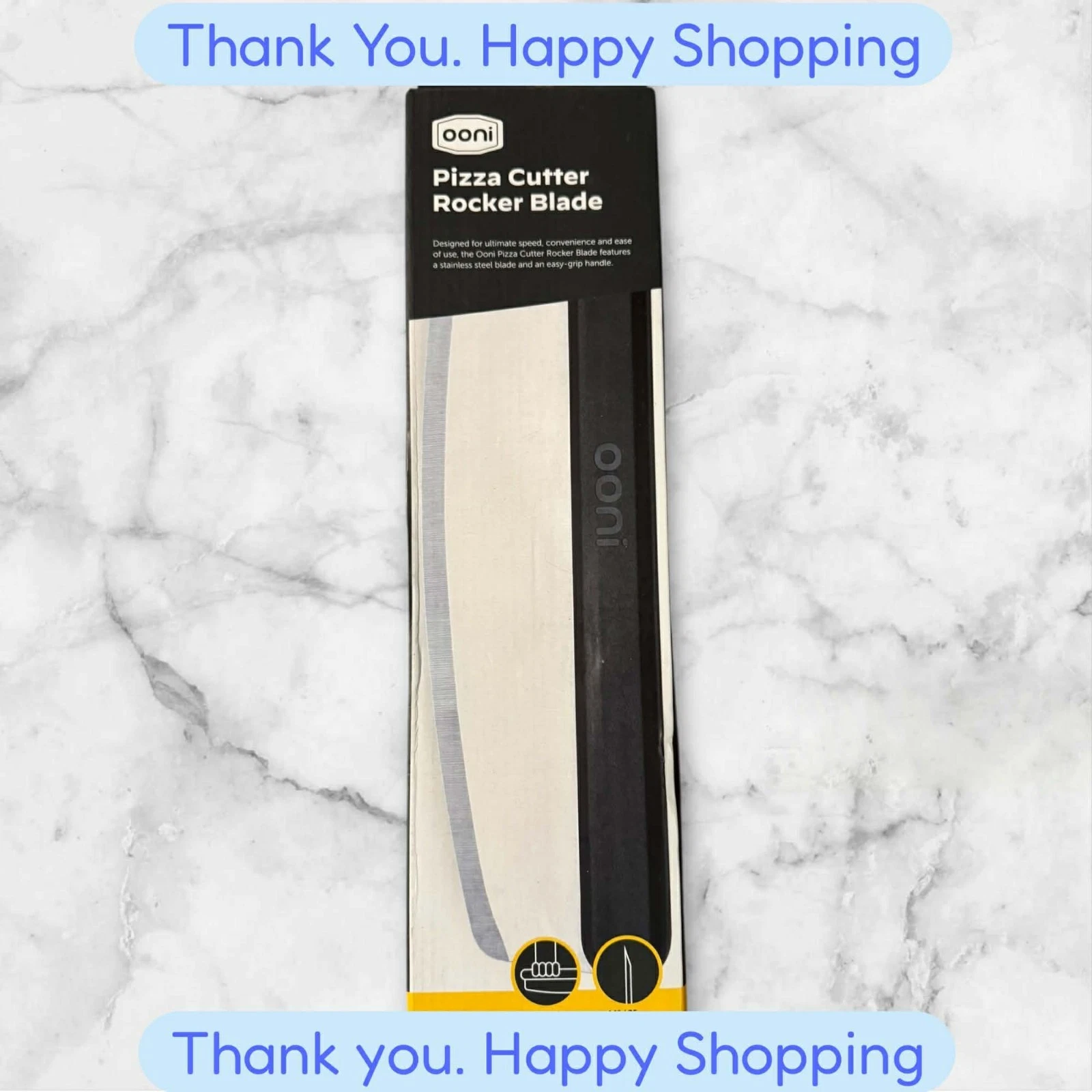 Ooni 14” (35cm) Stainless Steel Pizza Cutter Rocker Blade NEW SHIPPING
Opens in a new window or tab