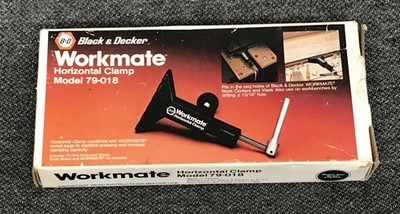 New Open Box Vintage Black & Decker Workmate 79-018 Horizontal Clamp
