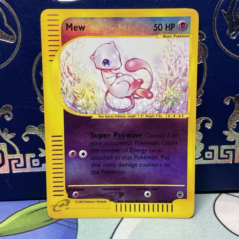 Mew 019/165 Reverse Holo Expedition English Pokemon Card E-Reader Vintage MP + - Image 2 of 4