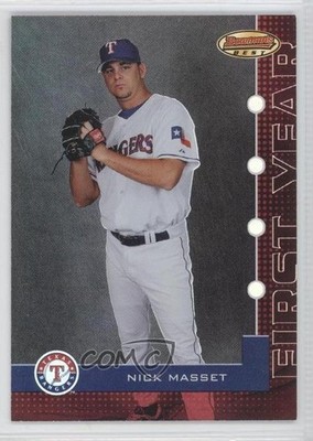 2005 Bowman's Best Red 48/199 Nick Masset #80 Rookie RC 0c2
