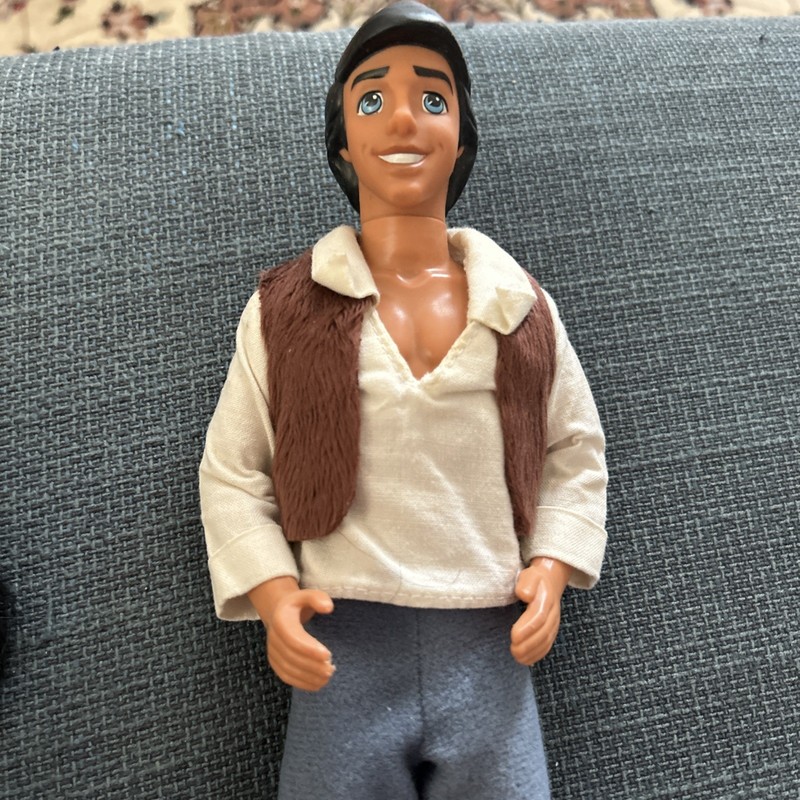 1990’s Aladdin’s Barbie Ken Doll 12” Dressed