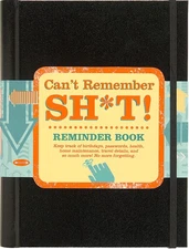 Can't Remember Sh*t Reminder Book - hardcover_spiral Peter Pauper Press