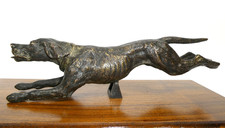 Mechanische Wiener Bronze Jagdhund Klip A-10