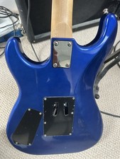 2015Kramer baretta Electric Guitar Blue Solid Body right-Handed 22 Frets