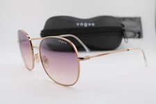 NEW VOGUE EYEWEAR VO 4272-SL 5152U6 GOLD CLEAR AUTHENTIC SUNGLASSES 57-18