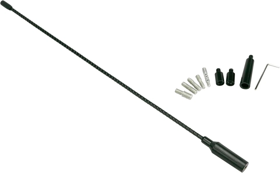 Scosche RMFB17-WP1 17" Universal Coche Radio Espiral Antena Mástil - Top Negro  Foto 2 de 4