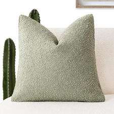 Foindtower Decorative Textured 20" x (Pack of 1), Desert Sage Green 