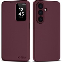 HandyhüLle Mit Klappe FüR Galaxy A57 5G Tech-Protect Case Cover Etui Rotwein