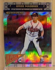 1998 Donruss Collections PRIZED #161 Greg Maddux Braves Refractor RARE PARALLEL