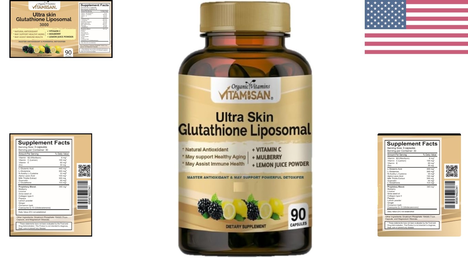 Liposomal Glutathione 90 Capsules - Anti-Aging, NAC & Milk Thistle Blend | eBay Liposomal Glutathione 90 Capsules - Anti-Aging, NAC & Milk Thistle Blend | eBay