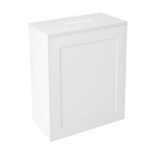 Slimline Bathroom Cabinet White MDF Wood Storage Unit Organiser Multipurpose