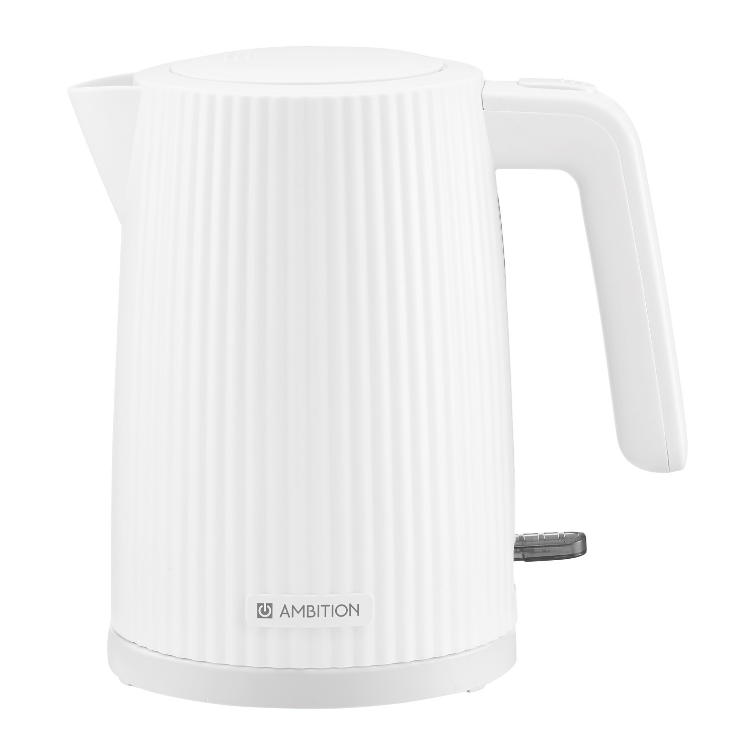 Bouilloire électrique inox 1.7L sans BPA blanche anti calcaire 2200W