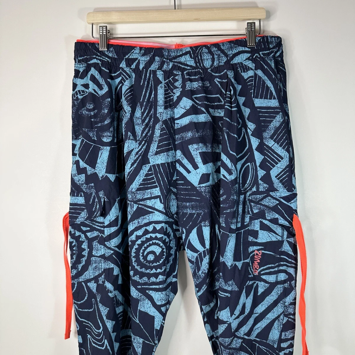 Zumba Wear Dance Pants Capri Blue Womens Large L eBay