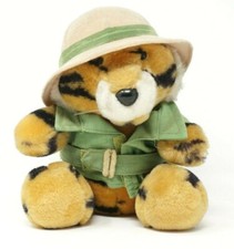 Vintage 1987 DAKIN Fun Farm Safari Tiger Plush with Original Outfit