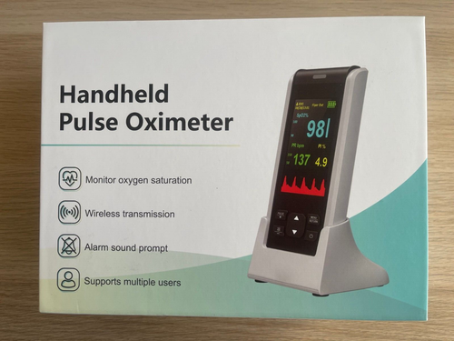 Handheld Pulsoximeter Puls Blut Sauerstoff Pulsmessgeräte Fingerpulsoximeter DE - Bild 5 von 5