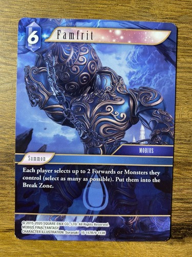 Final Fantasy TCG Trading Card Game Crystal Dominion Opus 15 XV NON-FOIL Singles - Picture 108 of 127