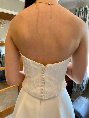 Augusta Jones wedding dress size 10 ivory used in good condition - Picture 6 of 9