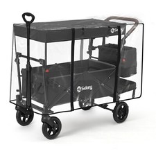 Merax Bollerwagen Freyr, Faltbar Mt Refen, Klappbar,Transportwagen